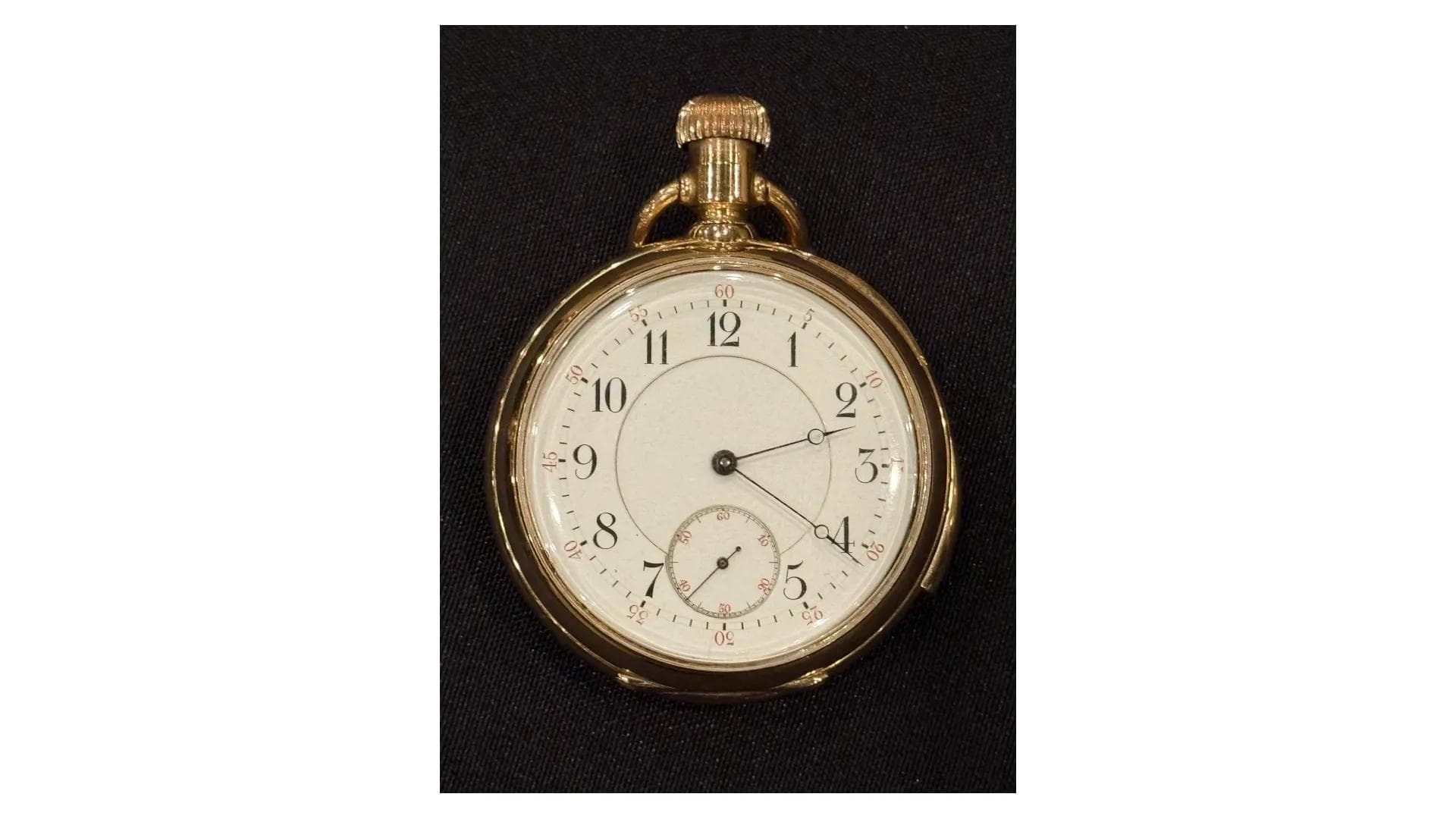 Isidor Straus's pocket watch was recovered from the Titanic